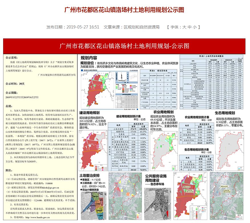 花都区自然资源和规划局最新发展规划研究